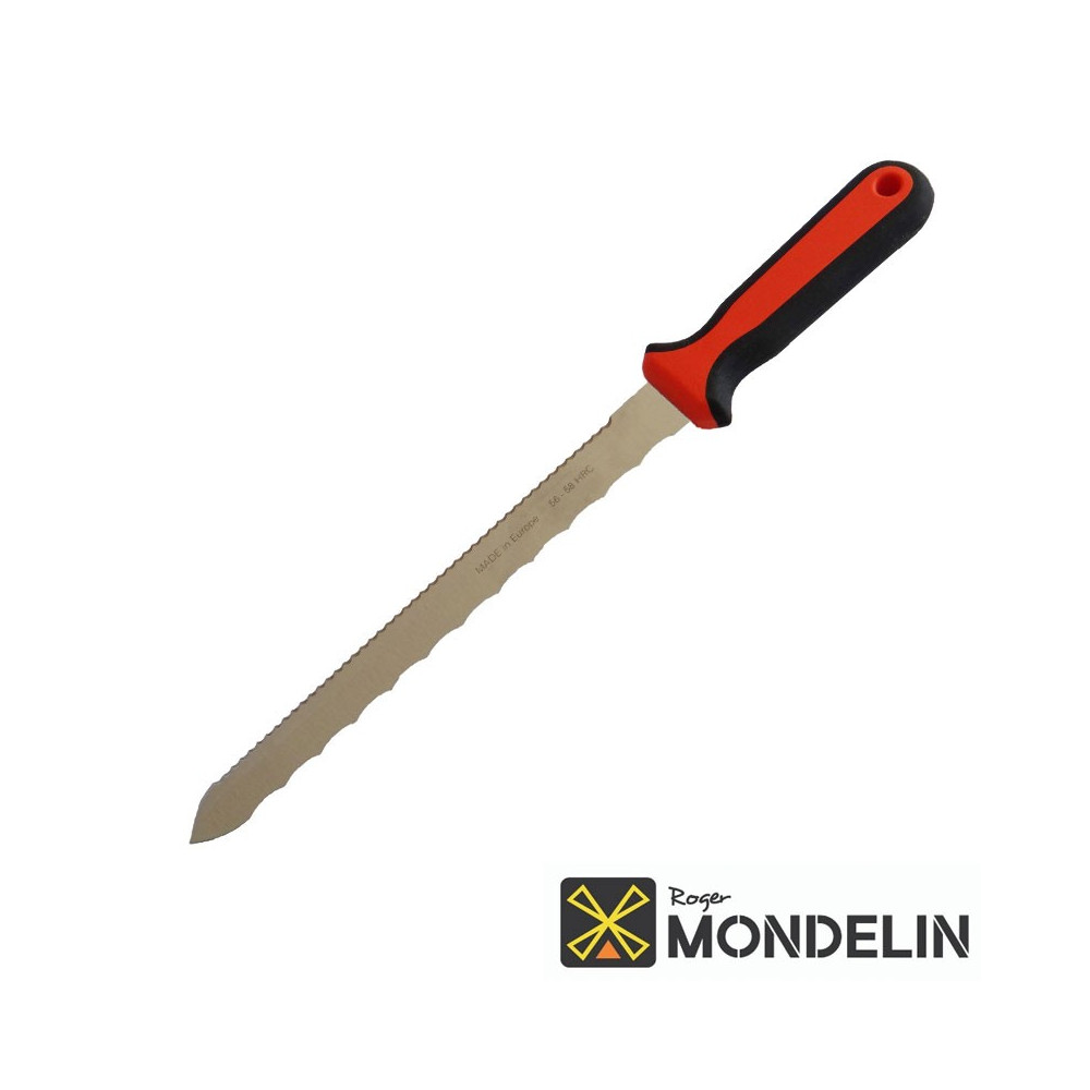 Couteau pour matériaux isolants Mondelin manche bi-mat