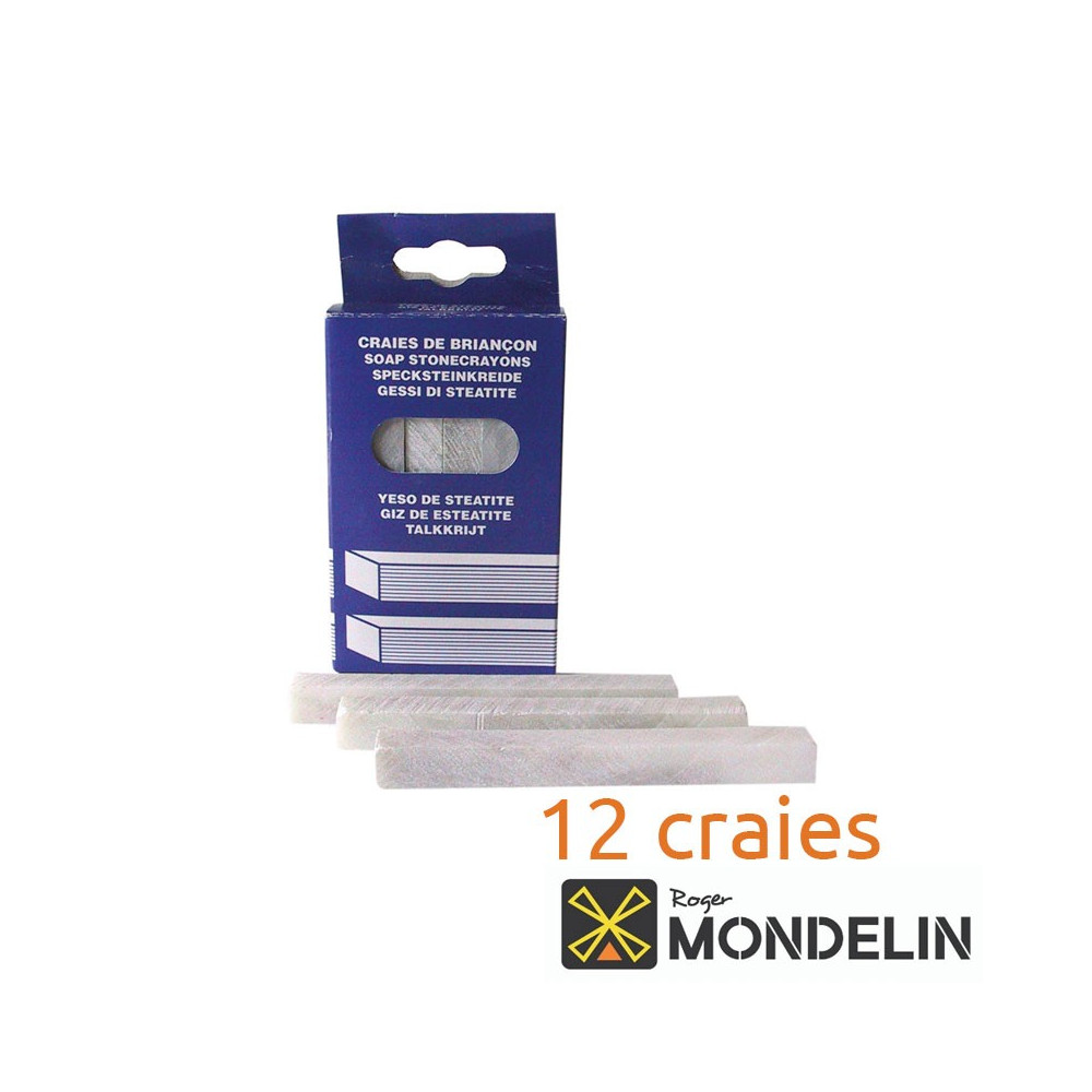 Boîte de 12 craies de briançon Mondelin 10cm
