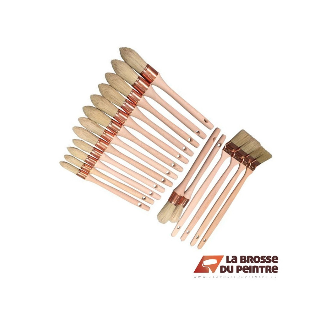 Pack de 18 brosses Chantier LBDP