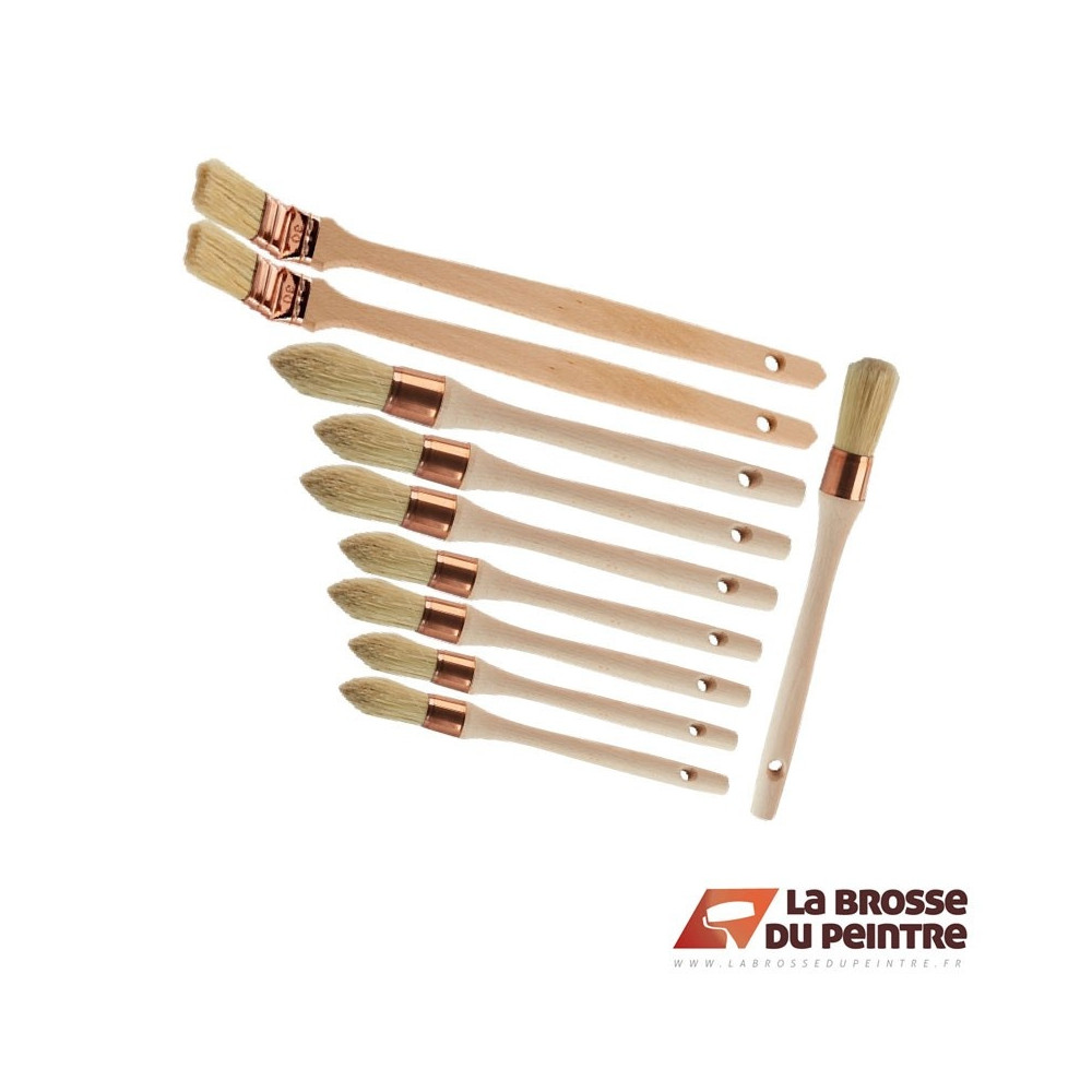 Pack de 10 brosses chantier LBDP