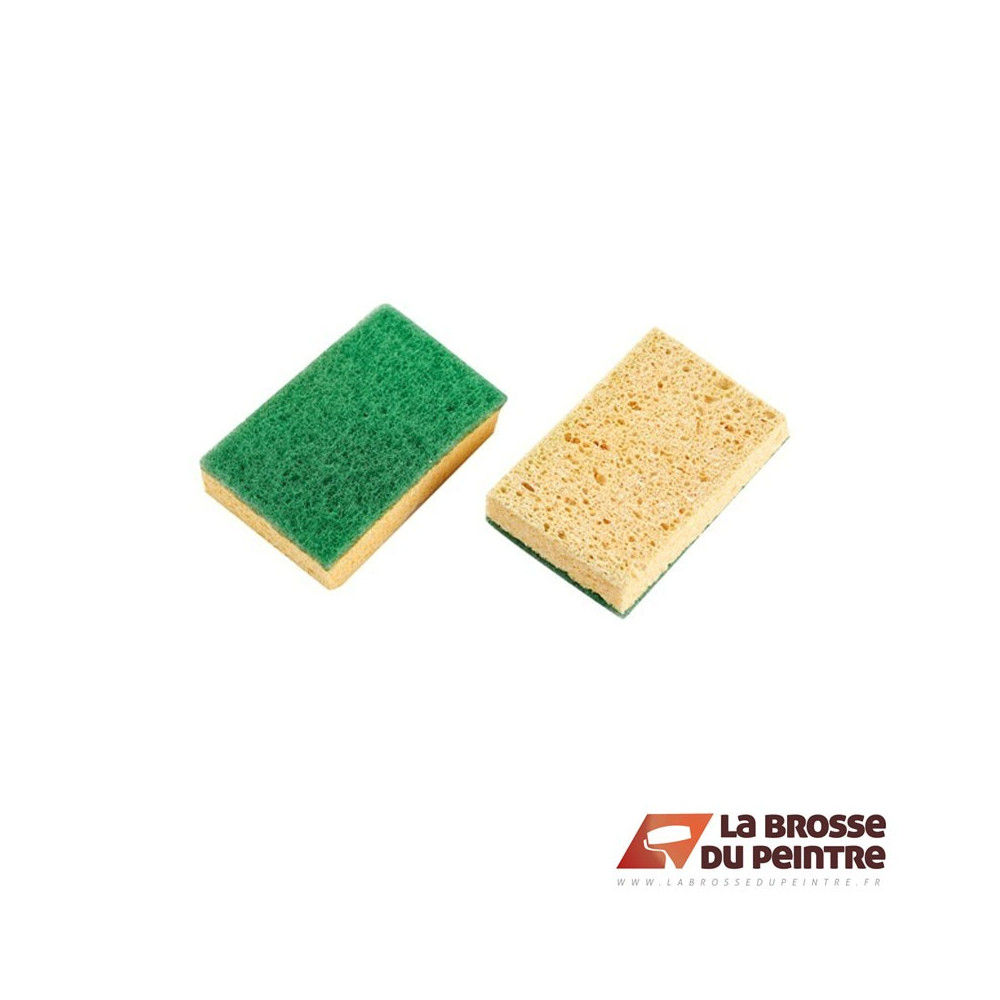 Lot de 2 éponges avec fibre verte LBDP