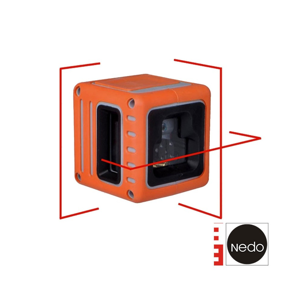 Laser Multiligne Cube rouge Nedo