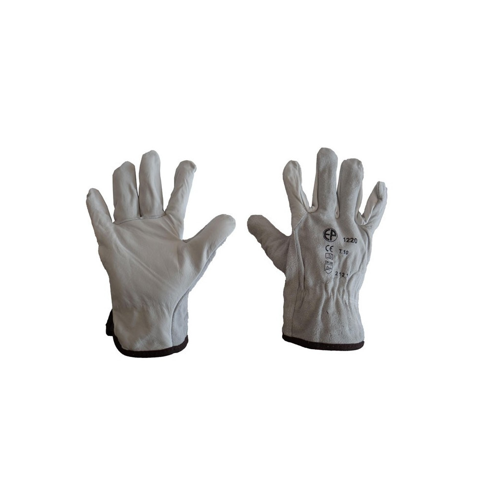 Gants fleur et croûte de bovin T10 Mondelin