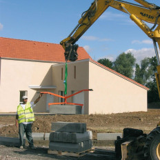 Pose bordures réglable et démontable Mondelin