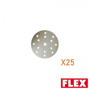 Lot de 25 abrasifs velcro Silverflex FLEX 150mm