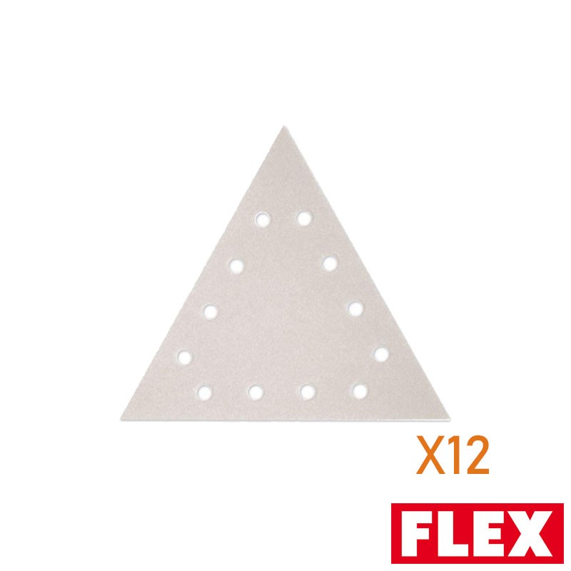 Assortiment de 12 abrasifs triangulaire Moussflex FLEX