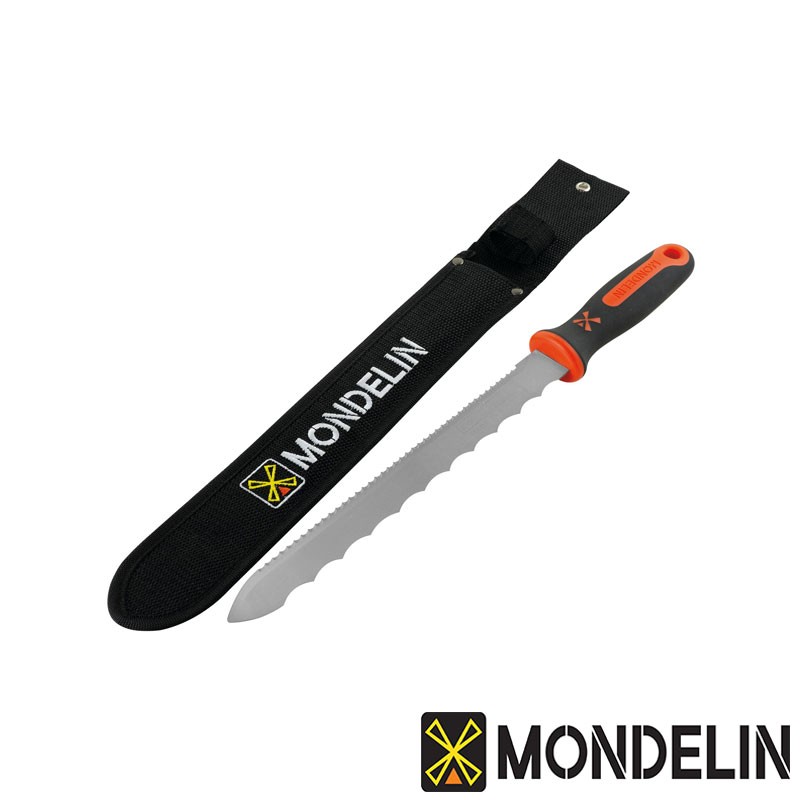 Couteau matériaux d'isolation avec fourreau Mondelin