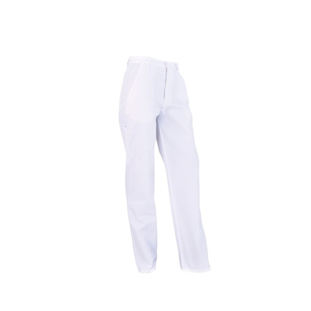 Lot de 3 pantalons coton/poly TRADITIONNELLE blanc