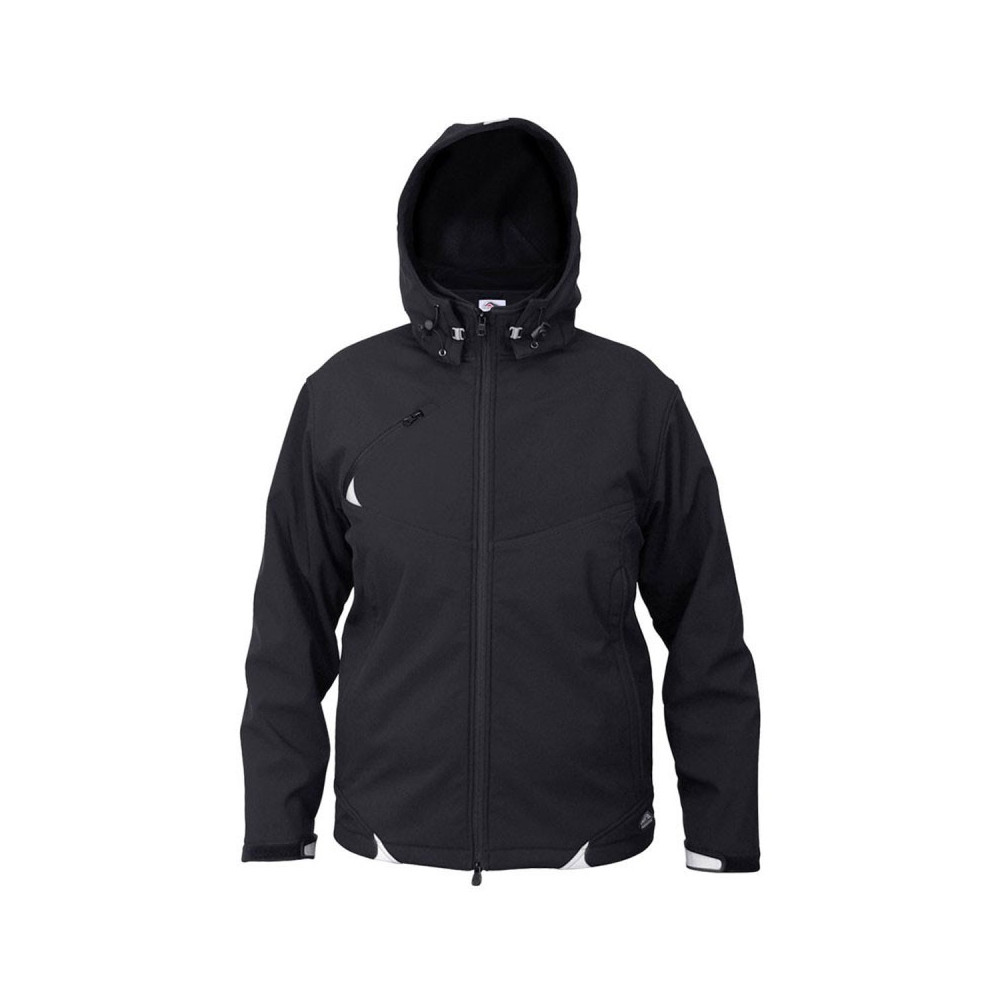 Blouson softshell capuche amovible CARLIT noir Vepro