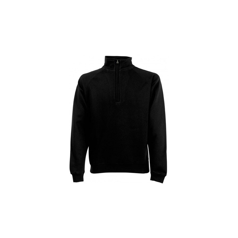 Sweat col zippé noir Vepro