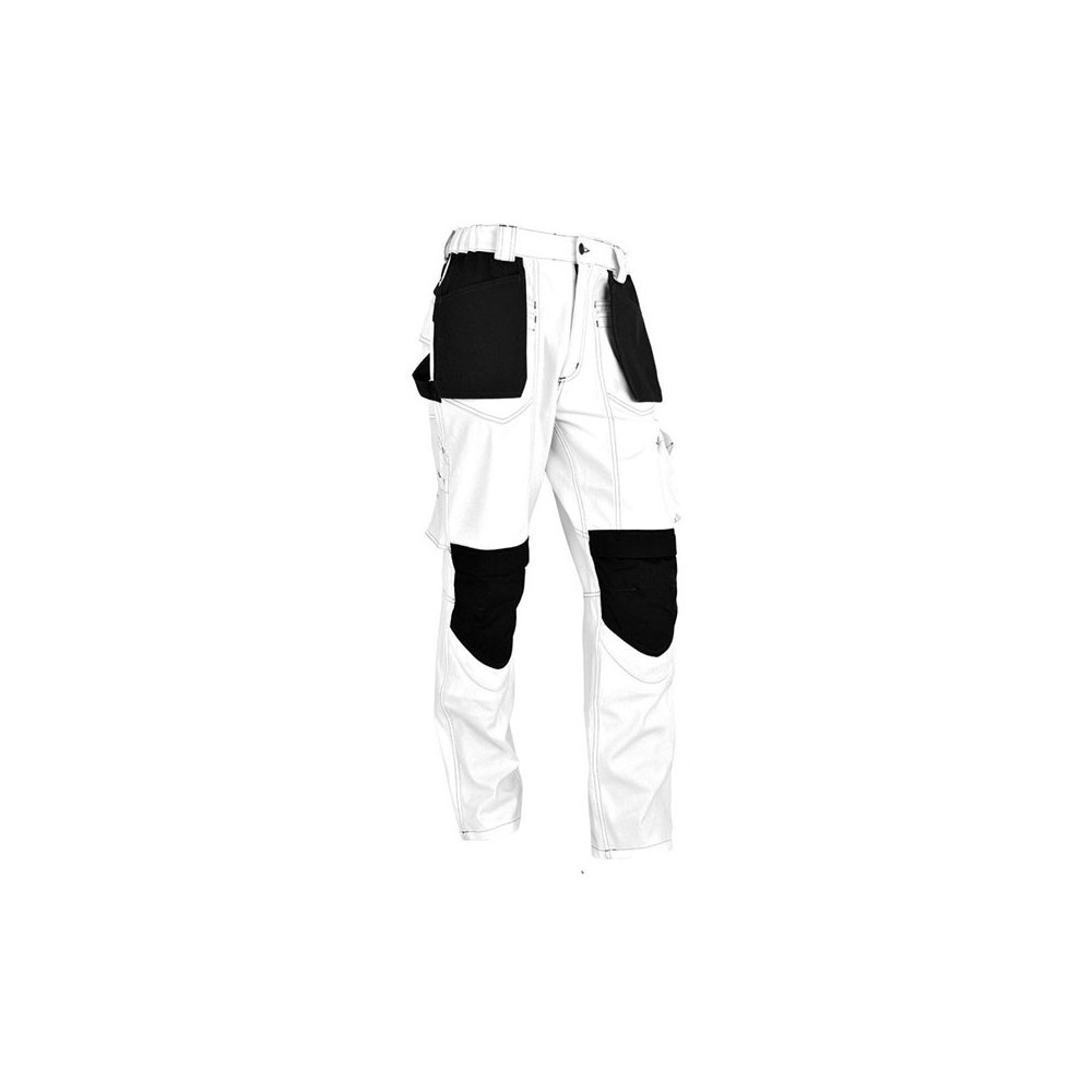 Pantalon extensible multipoches ELITE blanc Vepro