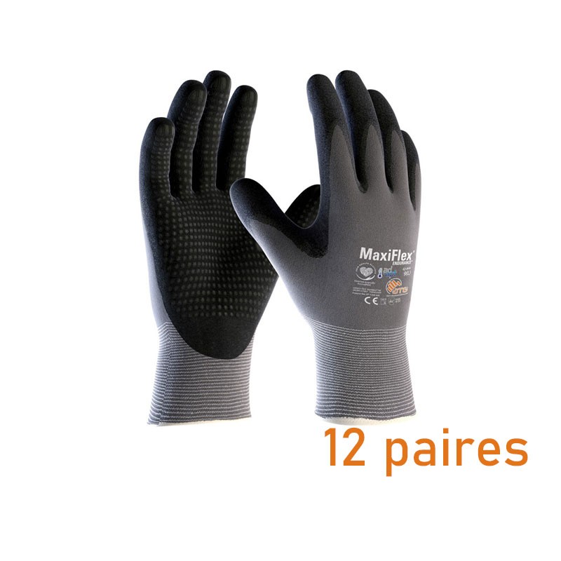 Lot de 12 paires de gants de manutention de précision ADAPT Vepro