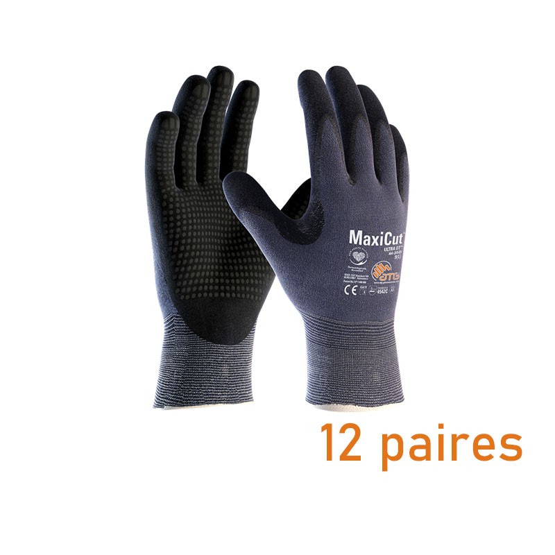 Lot de 12 paires de gants anti-coupures 5C MAXICUT Vepro
