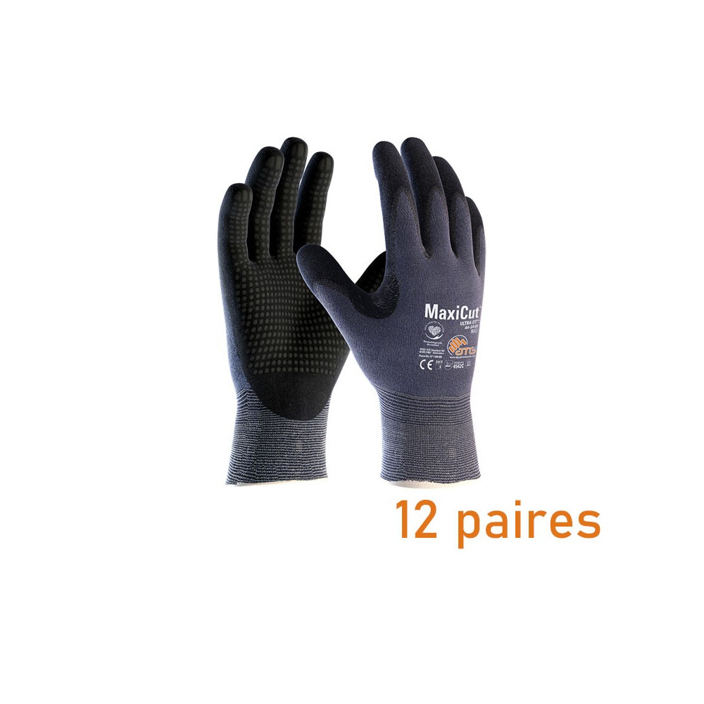 Lot de 12 paires de gants anti-coupures 5C MAXICUT Vepro