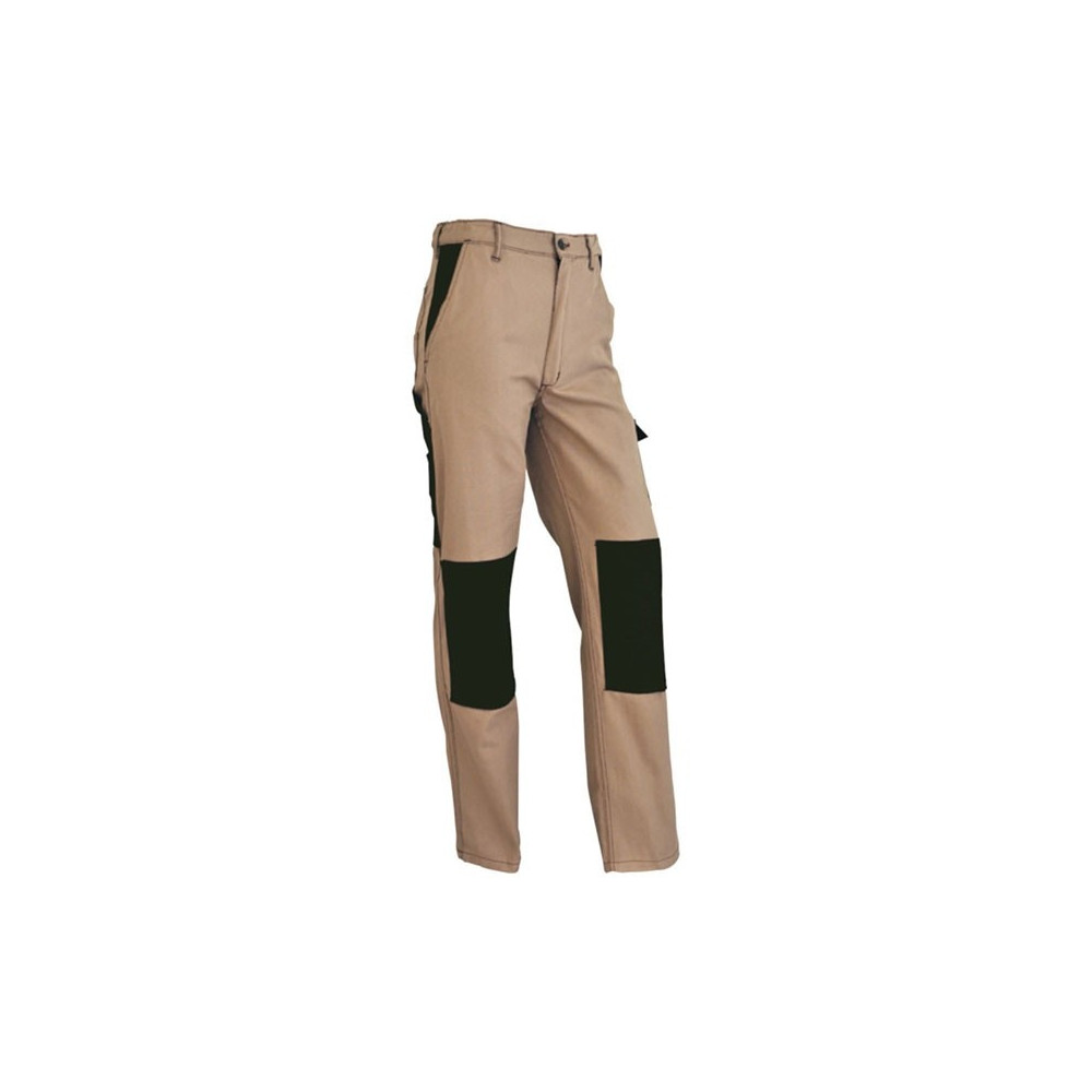 Pantalon CONFORT beige/chocolat Vepro