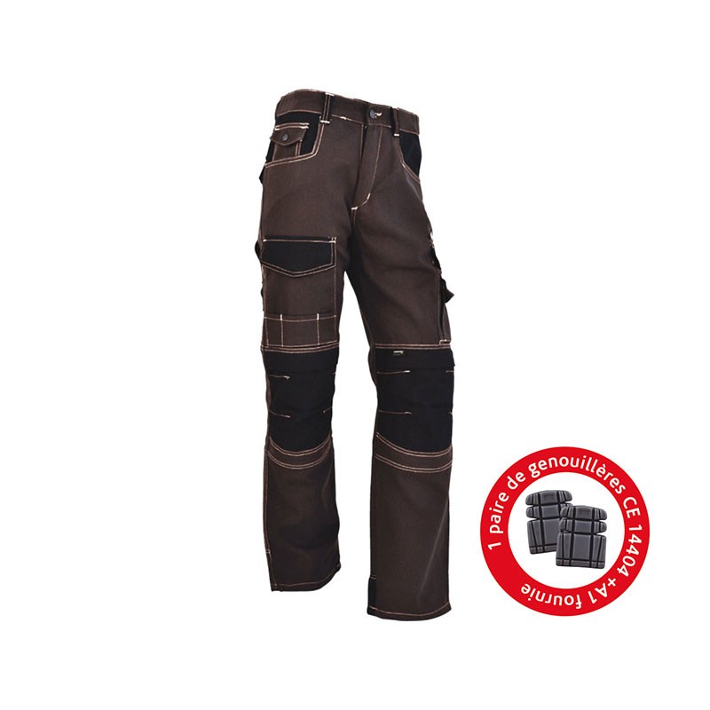 Pantalon extensible ELITE anthracite/noir Vepro