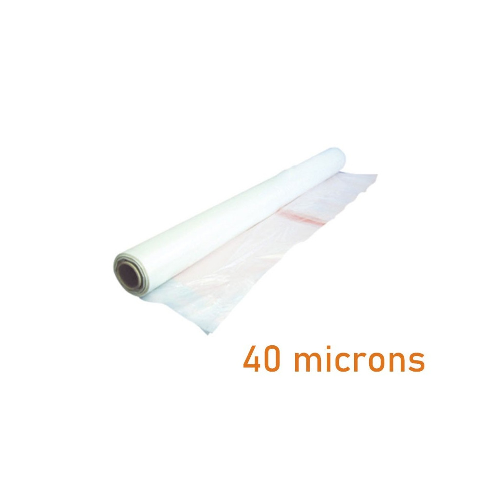 Palette de 200 rouleaux bâche film PE 40 microns 3mx25m Vepro