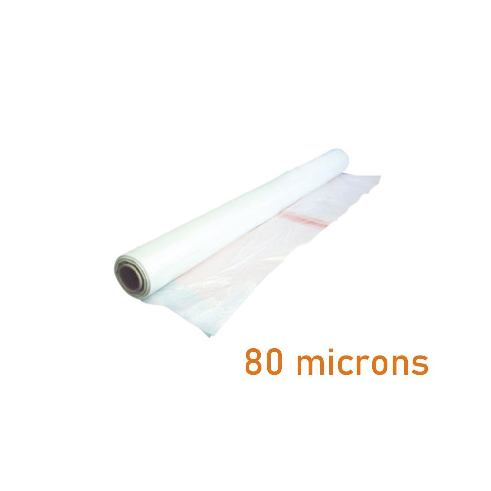 Palette de 105 rouleaux bâche film PE 80 microns 3mx25m Vepro