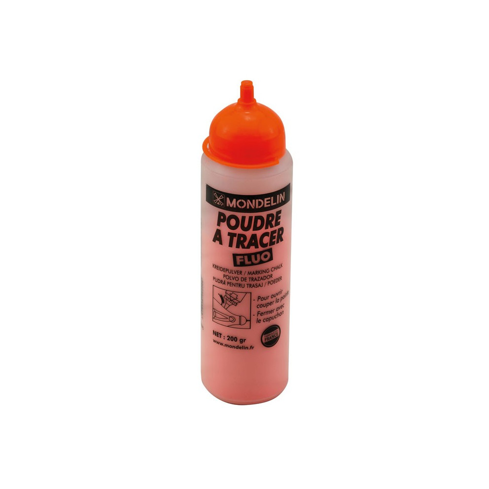 Poudre à tracer 200g Mondelin orange fluo