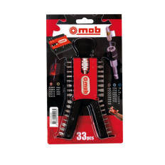 Boîte 32 embouts de vissage + porte embout MOB