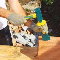 Ciseau à brique 70mm avec pare faux-coup - Leborgne