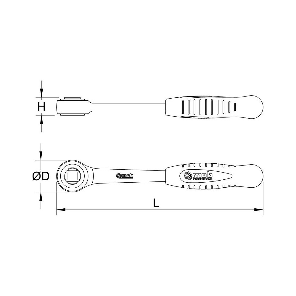 Cliquet 1/2" femelle MOB