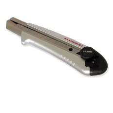 Cutter professionnel 25 mm Tajima manche aluminium molette de blocage