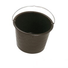 Seau De Maçon Gradué Mondelin 11 Litres - Plastique Orange, Anse Robuste - Fabrication Française