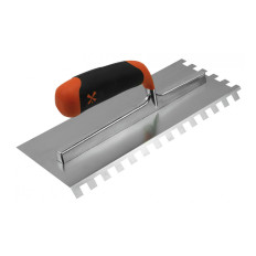 Platoir denté carré inox/bi-mat Mondelin 28x12cm lame inox