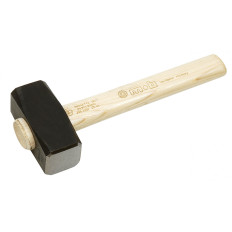 Massette conique angles abattus manche bois - Mob