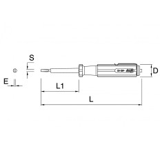 Tournevis testeur sur carte
