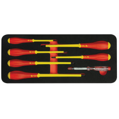 Module mousse pour 6 tournevis isolés 1000v + testeur