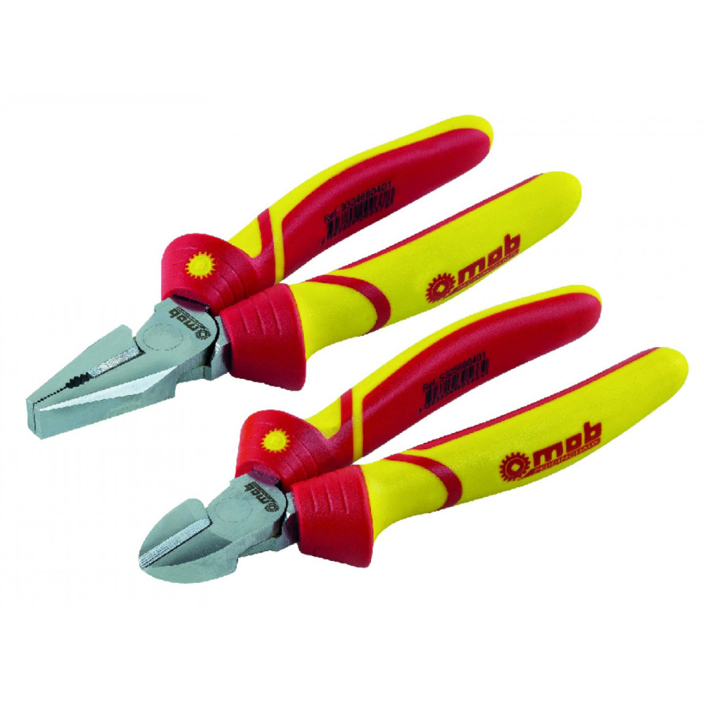Lot Pinces VDE – Coupante 160 mm & Universelle 180 mm