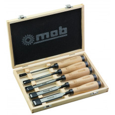 Coffret 5 ciseaux de sculpteur bois