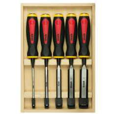 Coffret 5 ciseaux de sculpteur tri-matière