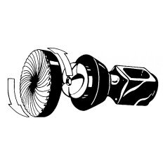 Marteau à force rotatrice manche hickory - MOB