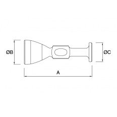 Marteau à force rotatrice manche hickory - MOB