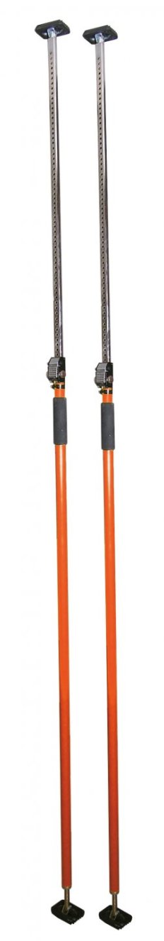 Lot de 2 Étais Réglables avec Verrou de Sécurité – 80 kg