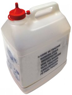 Poudre à Tracer Rouge – avec Bouchon Verseur – Pour Maçonnerie, Charpente et Couverture