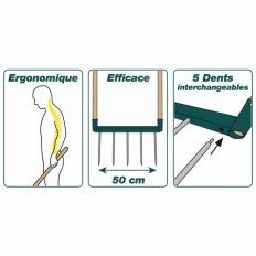 Grelinette Biogrif 5 dents naturOvert