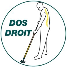 Ratissoire de jardin naturOvert