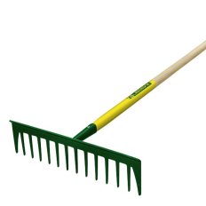 Râteau Duopro 14 dents droites manche bois certifié PEFC 100% Râteau Duopro 14 dents droites manche bois certifié PEFC 100%