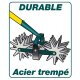 Grattoir oscillant + double émietteur NaturOvert sans manche