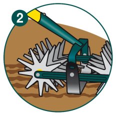 Grattoir oscillant + double émietteur NaturOvert sans manche