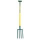 Fourche à bêcher pro douille - 30 cm manche pomme Novagrip