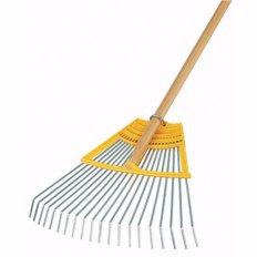 Râteau multi-services fil rond 20 dents manche bois certifié PEFC 100%