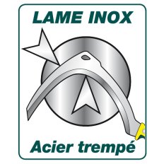 Faucille à broussailles coudée 50 cm Duopro manche bi-matière