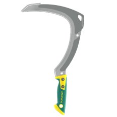 Faucille à broussailles coudée 50 cm Duopro manche bi-matière