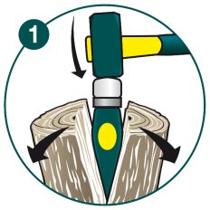 Mini-merlin éclateur 1,2kg Securi-t Novagrip 50 cm