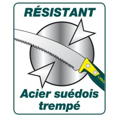 Scie arboricole 35 cm Duopro manche bi-matière + fourreau